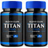 Image of Blood Flow Titan Pro for Men Advanced Blood Support Vitamin Supplement 120ct