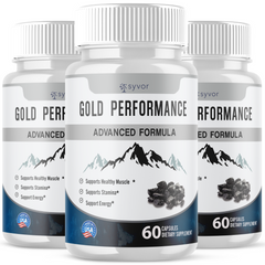 Gold Performance for Men Advanced Formula Vitamin Supplement (3 Pack - 180 Capsules)