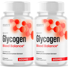 (2 Pack) Glycogen Blood Balance Advanced Blood Support Formula Supplement 120 Ct