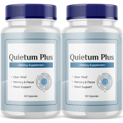 Quietum Plus, Quietum Tinnitus & Ear Ringing Relief (2 Pack - 120 Capsules)