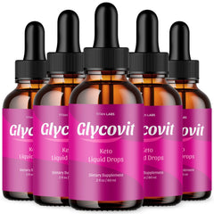 (5 Pack) Glycovit Drops Advanced Blood Support Supplement Glyco Vit 150 Servings