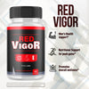 Image of (5 Pack) Red Vigor Pills Advanced Male Support Supplement RedVigor 300 Capsules