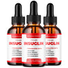 Image of (3 Pack) Insuglin Drops Advanced Blood Support Supplement Insu Glin 90 Servings