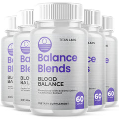 (5 Pack) Balance Blends Advanced Blood Support Supplement BalanceBlends 300 Capsules
