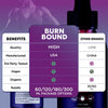 Image of (3 Pack) Burn Bound Drops Natural Health & Fitness Formula BurnBound 90 Servings