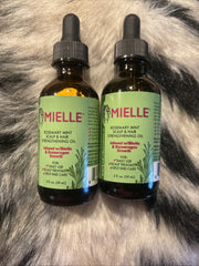 Mielle Organics Rosemary Mint Scalp & Hair Strengthening Oil w/ Biotin 2oz Lot 2