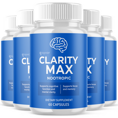(5 Pack) Clarity Max Nootropic Formula Brain Supplement ClarityMax 300 Capsules