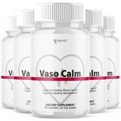(5 Pack) Vaso Calm Pills Advanced Blood Health Max Support VasoCalm 300 Capsules