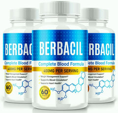 (3 Pack) Berbacil Supplement 180 Capsules