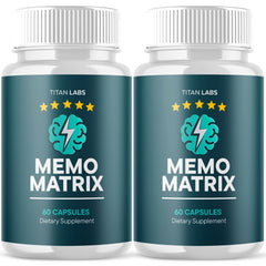 (2 Pack) Memo Matrix Nootropic Natural Brain Supplement MemoMatrix 120 Capsules