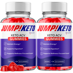 (2 Pack) Jump Keto ACV Gummies 1000MG Jump Keto Formula Max Vitamin 120 Gummies