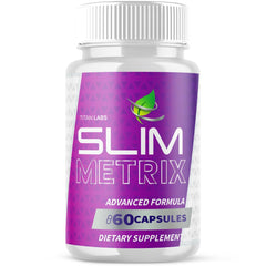(1 Pack) Slim Metrix Advanced Energy & Fitness Formula SlimMetrix 60 Capsules