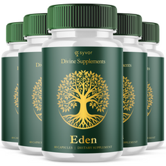 Eden Divine Supplement Pills (5 Pack-300 Capsules)
