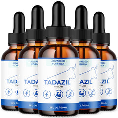 (5 Pack) Tadazil Male Health Support Drops Advanced Tada Zil Vitamin 150 Serving