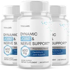 (3 Pack) Dynamic Joint and Nerve Support Advanced Formula Supplement 180 Capsules