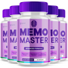 Image of (5 Pack) Memo Master Nootropic All Natural Formula Brain Supplement 300 Capsules