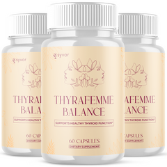 (3 Pack) Thyrafemme Balance Advanced Formula Thyra Femme Supplement 180 Capsules