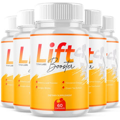 (5 Pack) Lift Booster Advanced Energy & Fitness Vitamin LiftBooster 300 Capsules