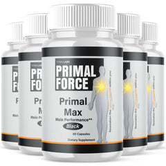 (5 Pack) Primal Force Advanced Male Support Supplement PrimalForce 300 Capsules