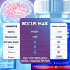 Image of (5 Pack) Focus Max Pill Nootropic Natural Brain Supplement FocusMax 300 Capsules