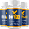 Image of (3 Pack) Iron Vision Pills Support Healthy Eye Function IronVision 180 Capsules