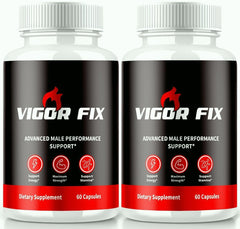 (2 Pack) Vigor Fix Male Health Pills to Enhance Masculine Vitality and Libido - ARMOLEY