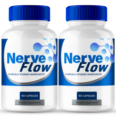 Nerve Flow for Neuropathy Capsules, NerveFlow Nerve Health Support Pills (2 Pack - 120 Capsules)