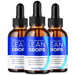 Lean Drops for Weight Loss, Advanced LeanDrops Fat-Burning Formula (3 Pack)