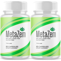 (2 Pack) MetaZem Advanced Energy & Fitness Max Supplement Meta Zem 120 Capsules