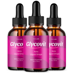 (3 Pack) Glycovit Drops Advanced Blood Support Supplement Glyco Vit 90 Servings