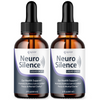Image of (2 Pack) Neuro Silence Ear Drops Natural Hearing Support Supplement 60 Servings