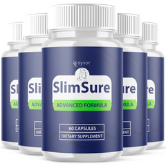 (5 Pack) SlimSure Pills Advanced Formula for Energy & Fitness Slim Sure 300 Capsules