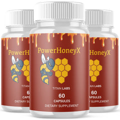 (3 Pack) PowerHoneyX Advanced Male Support Supplement Power Honey X 180 Capsules