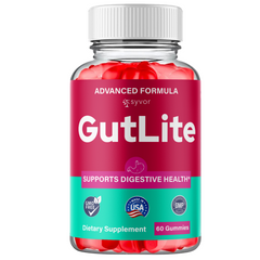 GutLite Keto ACV Gummys 1000MG Advanced Formula Vitamin 60 Gummies (1 Pack)