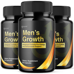 (3 Pack) Men's Growth Advanced Male Support Supplement Men'sGrowth 180 Capsules