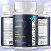 Image of (3 Pack) Genbrain Nootropic All Natural Brain Supplement Gen Brain 180 Capsules