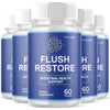 Image of (5 Pack) Flush Restore Probiotic For Gut Health & Digestive Function 300 Capsule
