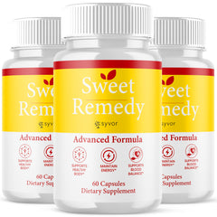 (3 Pack) Sweet Remedy Advanced Blood Support Supplement SweetRemedy 180 Capsules