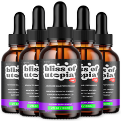 Bliss of Utopia Male Support Drop Advanced Vitamin Supplement (5 Pack - 150 Serve