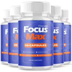 (5 Pack) Focus Max Pill Nootropic Natural Brain Supplement FocusMax 300 Capsules