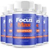 Image of (5 Pack) Focus Max Pill Nootropic Natural Brain Supplement FocusMax 300 Capsules