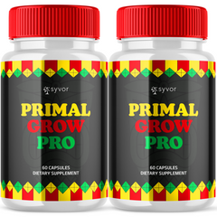 Primal Grow Pro Advanced Formula Natural Energy & Fitness Support 120 Capsules (2 Pack)