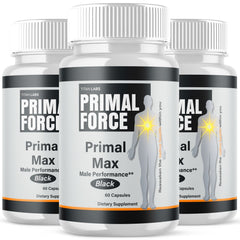 (3 Pack) Primal Force Advanced Male Support Supplement PrimalForce 180 Capsules