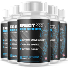 (5 Pack) Erect XXL Advanced Male Health Support Supplement ErectXXL 300 Capsules