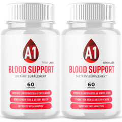 (2 Pack) A1 Blood Support Advanced Blood Health Vitamin Supplement 120 Capsules