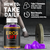 Image of (5 Pack) Eros Lift Male Gummys Advanced Formula ErosLift Max Vitamin 300 Gummies