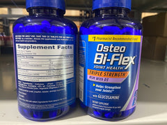 (2 Pack) OSTEO BI-FLEX 200 tablets Triple Strength Glucosamine MSM D3