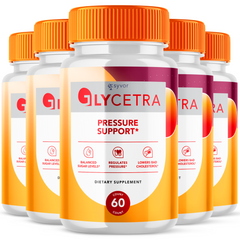 Glycetra Advanced Glycogen Supplement Pills Natural Circulation Support (5 Pack - 300 Capsules)