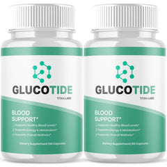 (2 Pack) Glucotide Advanced Blood Support Supplement Gluco Tide 120 Capsules
