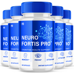 Neuro Fortis Pro, Brain Health & Cognitive Support Supplement Pills (5 Pack - 300 Capsules)